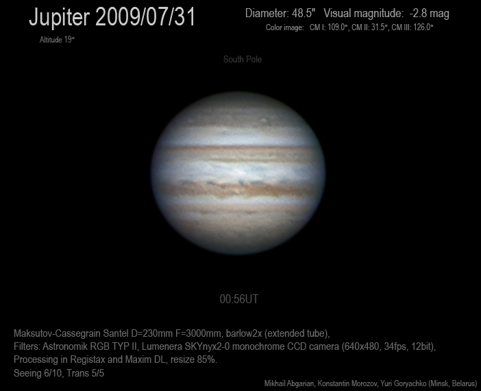 Jupiter 2009/07/31